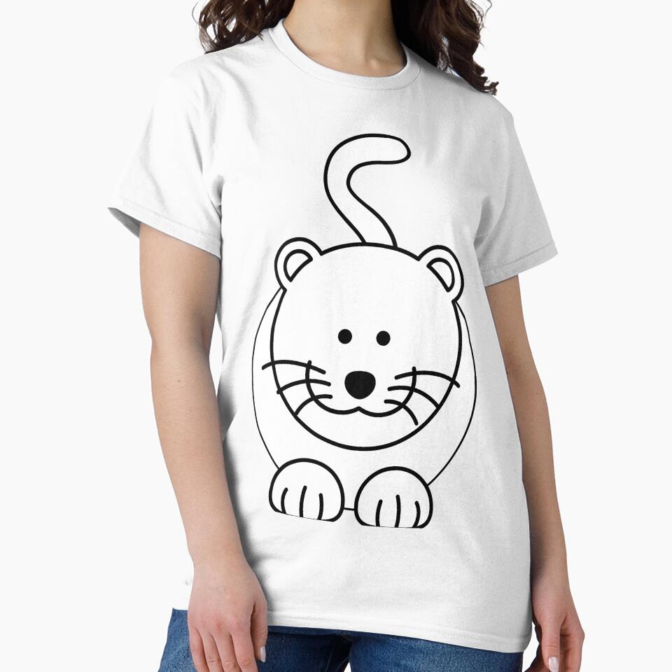 Funny Cat Face Expression – Cute Silly Cat Illustration by didian03