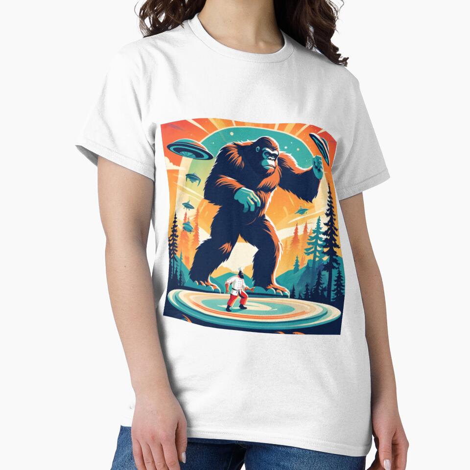 Retro ary: Bigfoot pops to the Little Chef for breakfast by halibutgoatramb T-Shirts, Hoodie, Sweatshirt (Image 2)