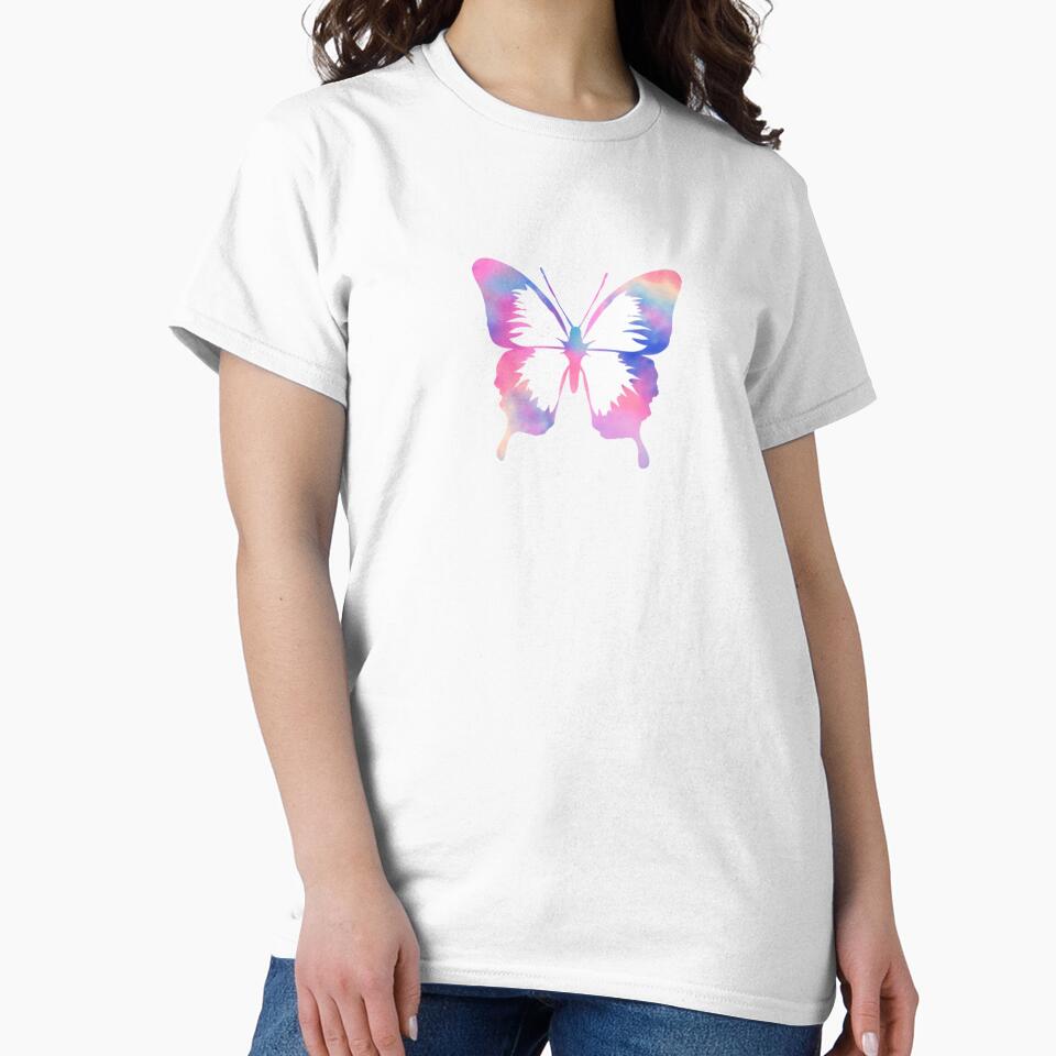 Rainbow Butterfly by Dalaura T-Shirts, Hoodie, Sweatshirt | BlankRebels.com (Image 2)