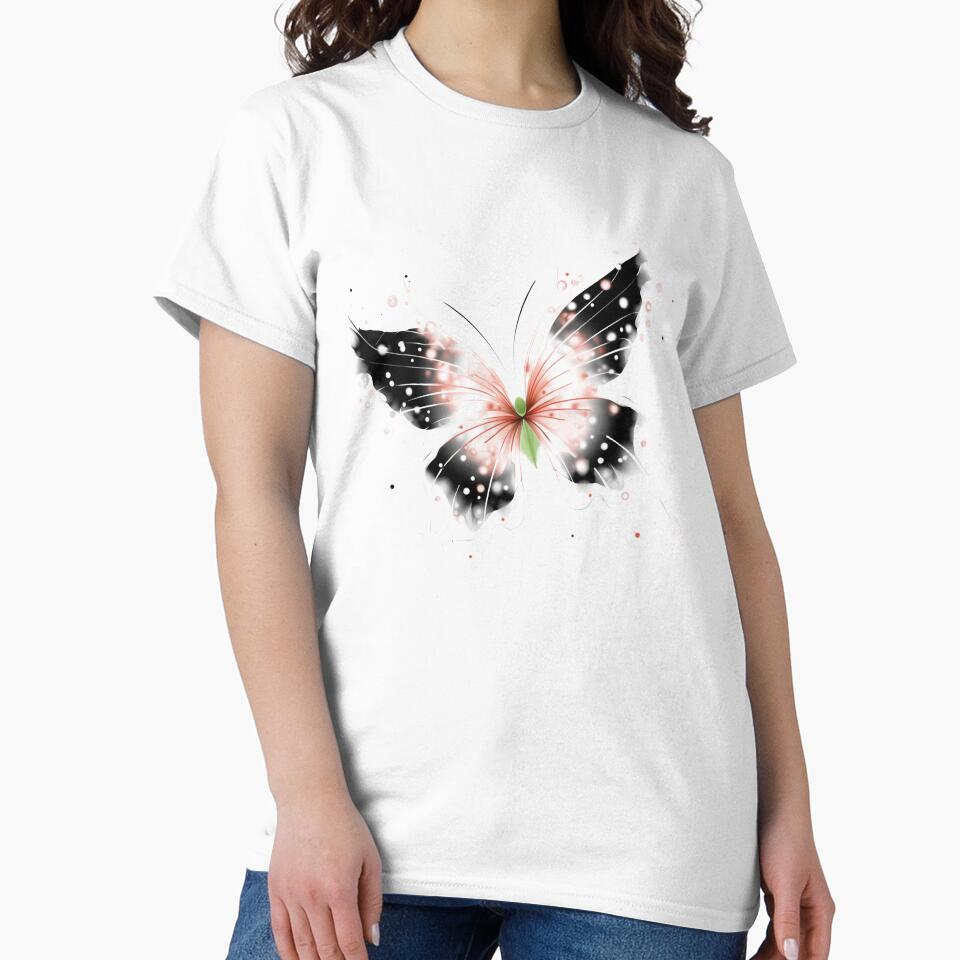 Y2K Butterfly – Neon Glow Abstract Wing Art by Melody Splash T-Shirts, Hoodie, Sweatshirt | BlankRebels.com (Image 2)