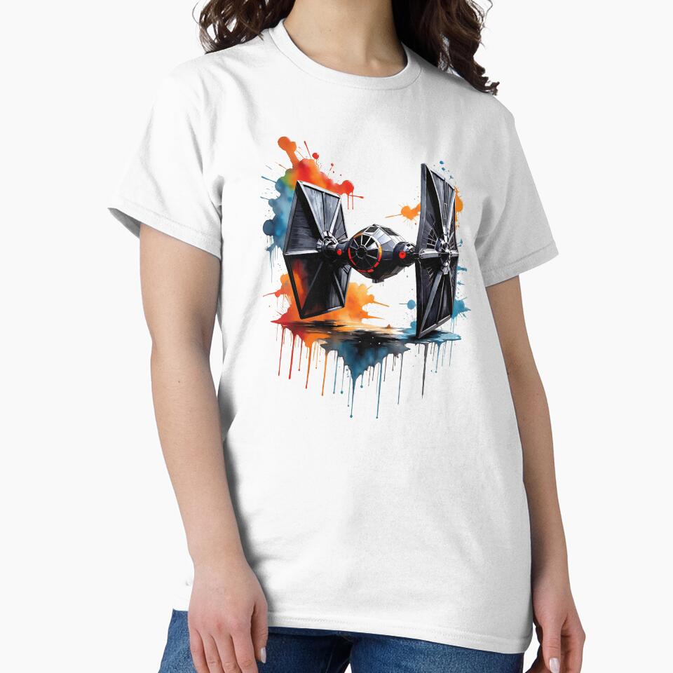 Tie fighter - Splash art by Tea-Shirt-Break Hoodie, Sweatshirt | BlankRebels.com (Image 2)