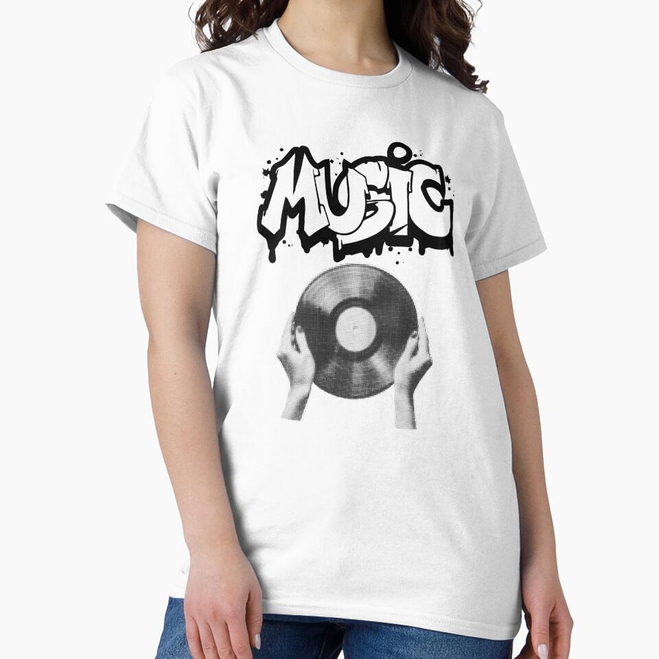 Music Is Life – Minimalist Music Lover Design by MSHobbies T-Shirts, Hoodie, Sweatshirt | BlankRebels.com (Image 2)
