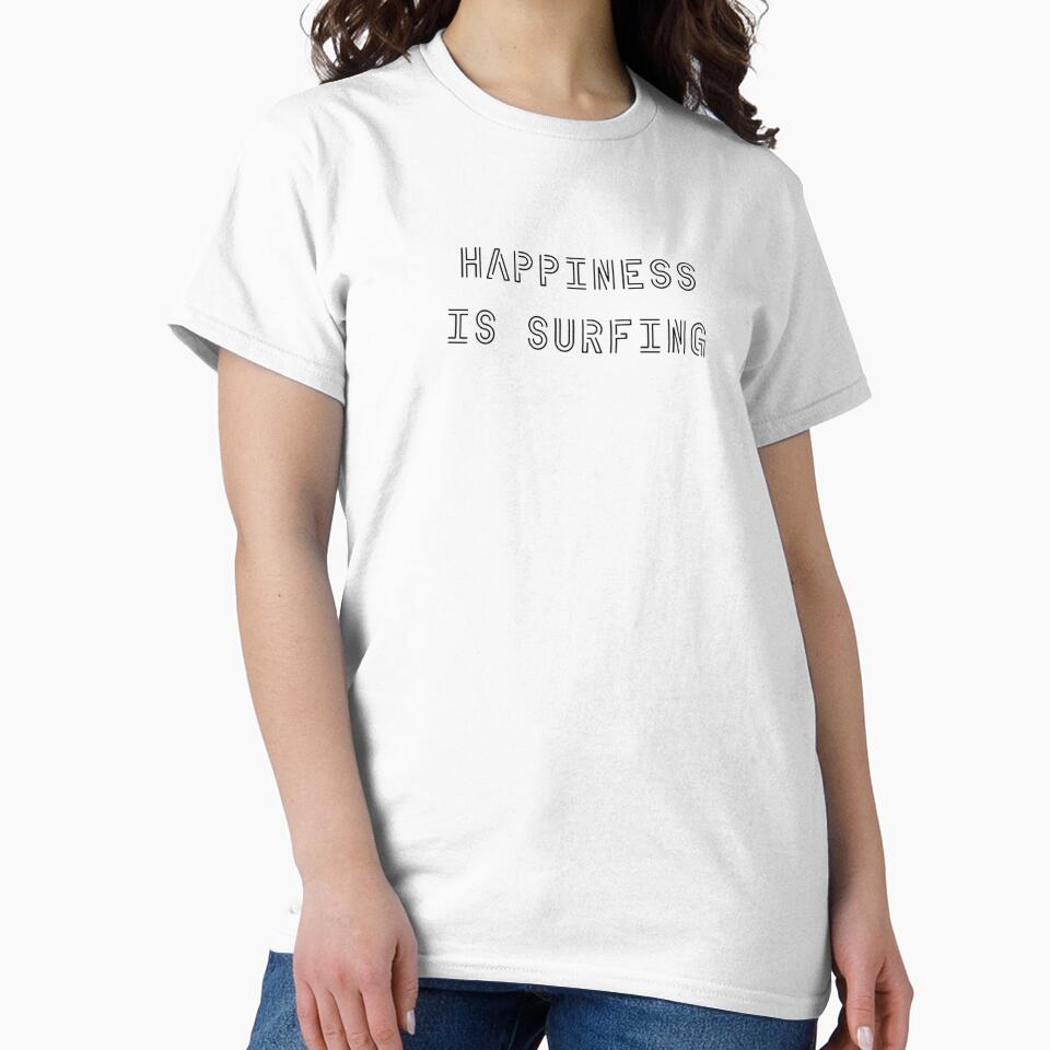 Happiness is Surfing by OptimaShirts T-Shirts, Hoodie, Sweatshirt | BlankRebels.com (Image 2)