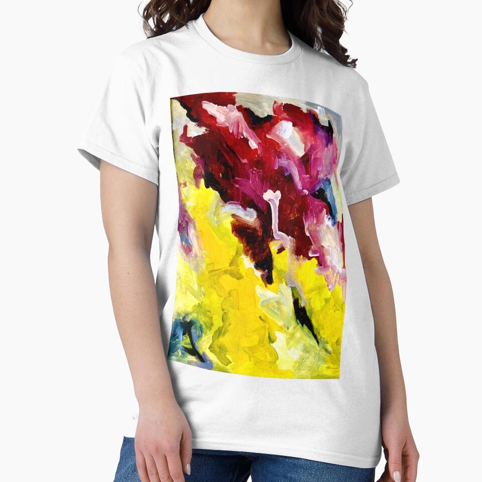 Wild Soul: Bold Colour Abstract Expressionist Artwork by Shane Peter Conroy T-Shirts, Hoodie, Sweatshirt (Image 2)