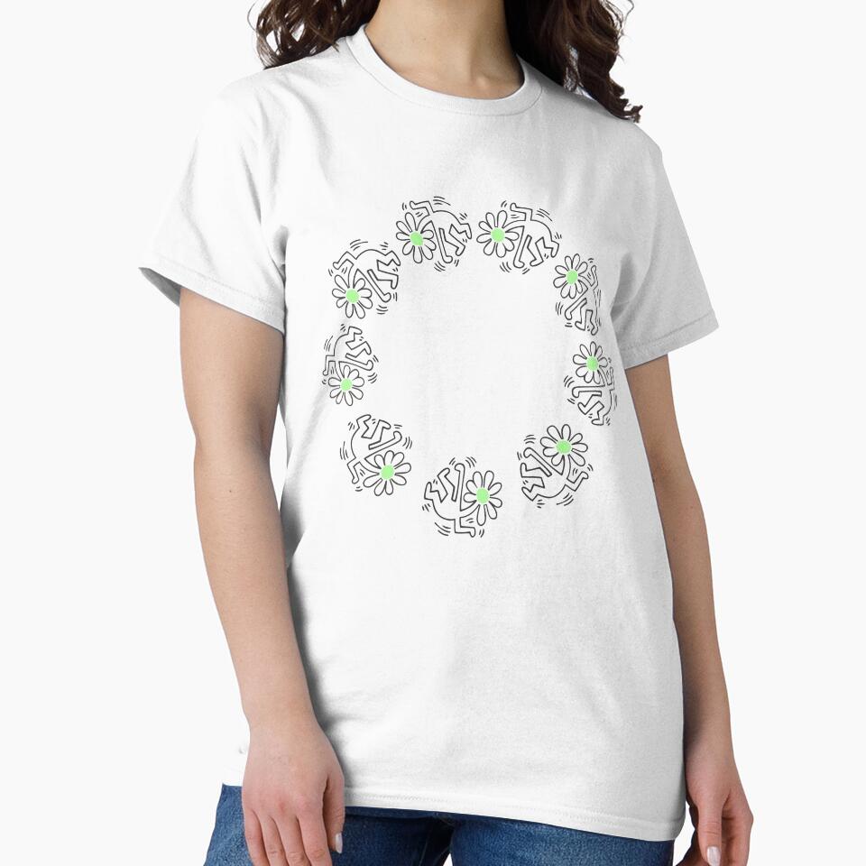 Dancing flower - green by lilliemayprints T-Shirts, Hoodie, Sweatshirt | BlankRebels.com (Image 2)