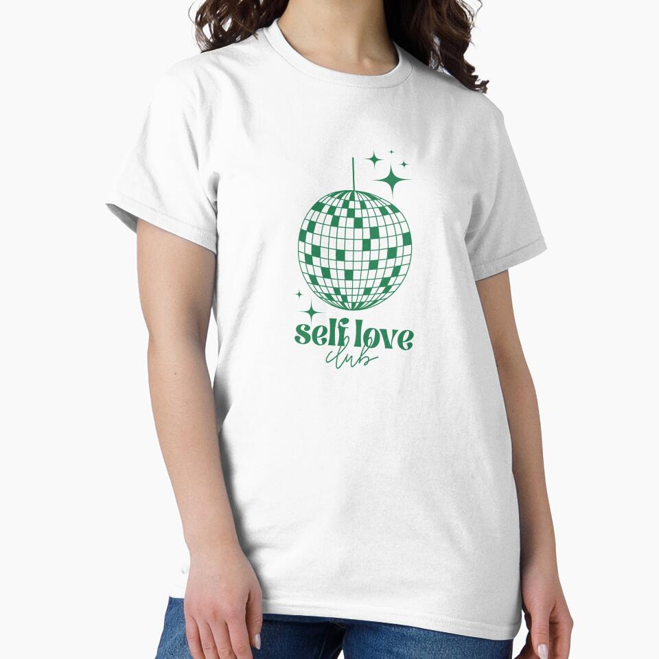 Self Love Club Disco Mirrorball by Lauren Rosenberger T-Shirts, Hoodie, Sweatshirt | BlankRebels.com (Image 2)