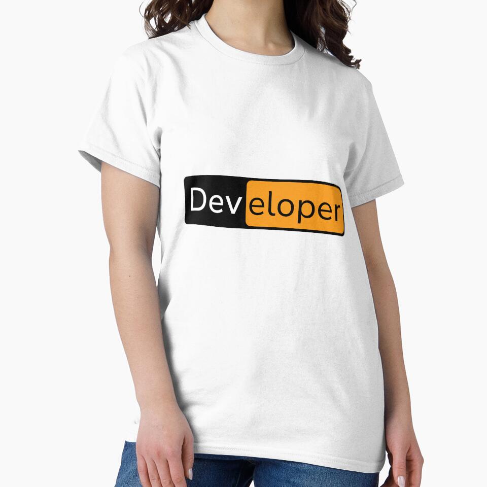 Developer 2 by Programming Jokes T-Shirts, Hoodie, Sweatshirt | BlankRebels.com (Image 2)