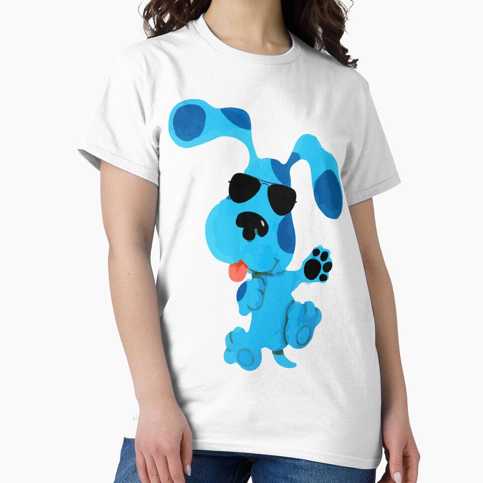 Blues Clues with sunglasses by Shazmond
