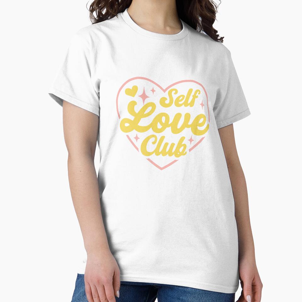 Self Love Club Heart – Soft Feminine Aesthetic by Marina Comerford T-Shirts, Hoodie, Sweatshirt | BlankRebels.com (Image 2)