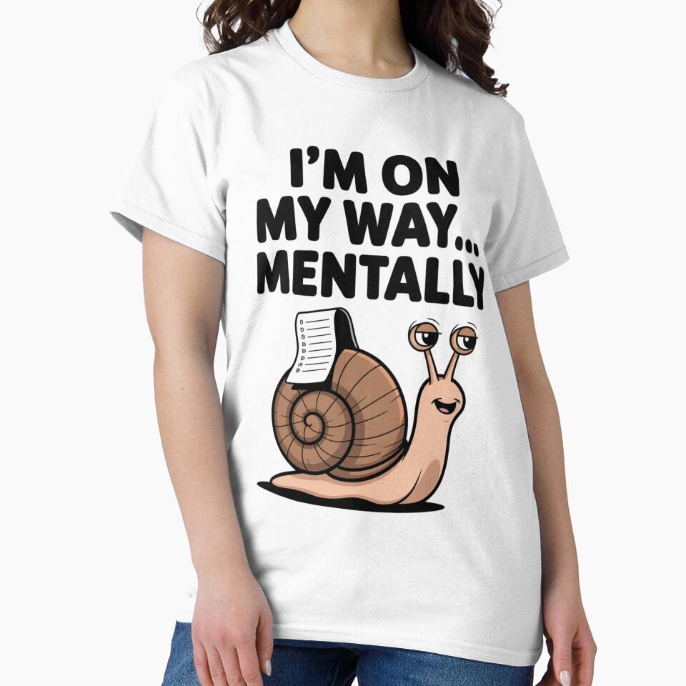 Mentally I'm Already Late by DerNachtfuchs T-Shirts, Hoodie, Sweatshirt | BlankRebels.com (Image 2)