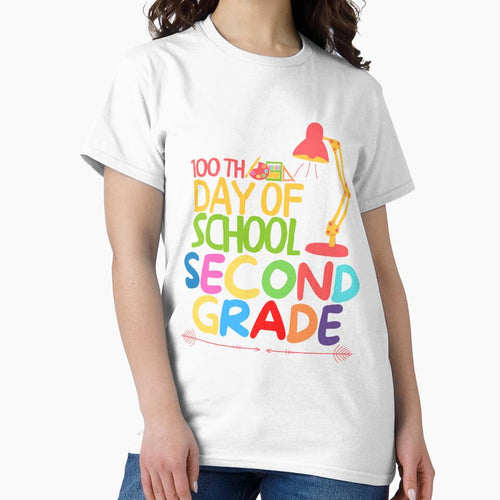 100th day of school Second grade , funny quote by Thecitiesstore