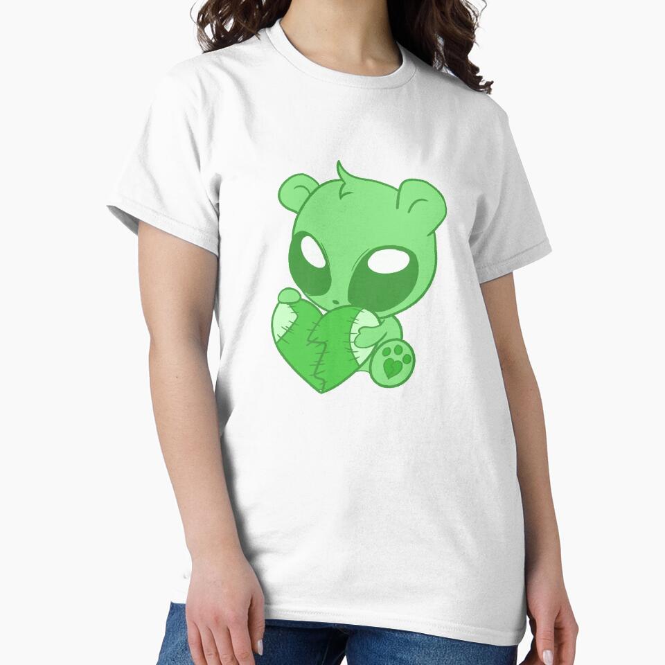 Broken Hearted Bear (green) by gross-girl99 T-Shirts, Hoodie, Sweatshirt | BlankRebels.com (Image 2)
