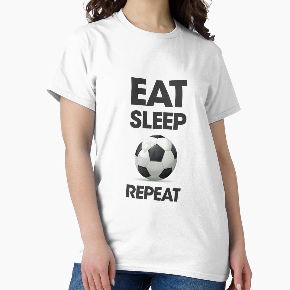 Eat sleep football repeat design, great gift by AMXS-extras