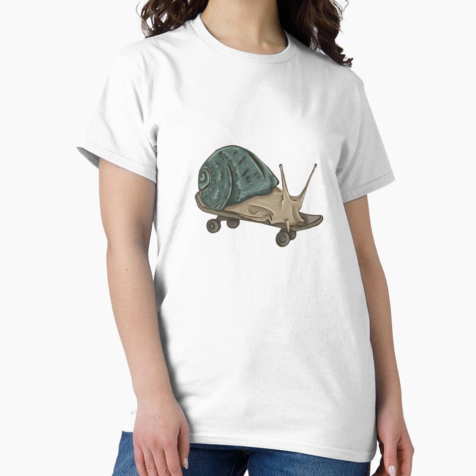 Snail On A Skateboard by luvrest T-Shirts, Hoodie, Sweatshirt | BlankRebels.com (Image 2)