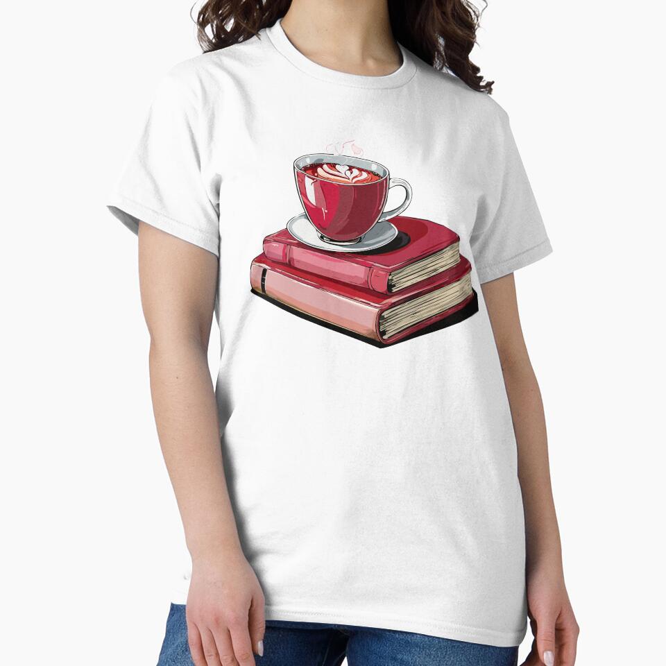 Coffee and Books by MaiZephyr T-Shirts, Hoodie, Sweatshirt | BlankRebels.com (Image 2)