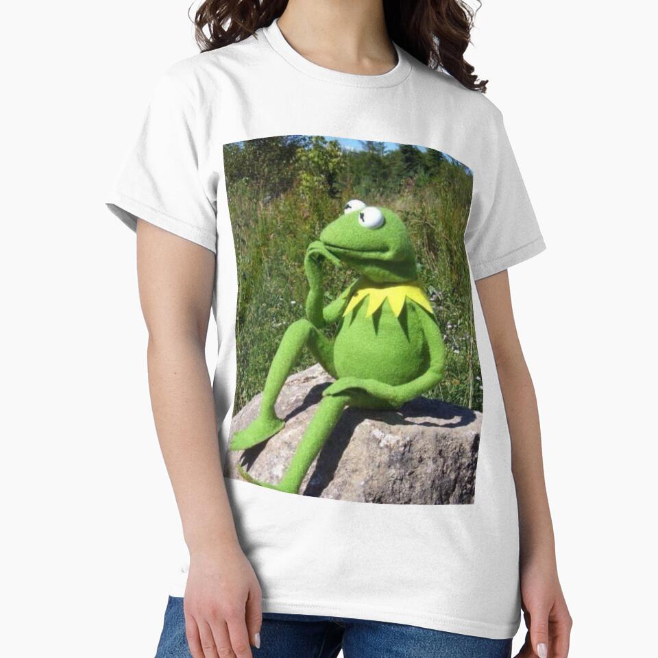Kermit the frog frog face by sunmees T-Shirts, Hoodie, Sweatshirt | BlankRebels.com (Image 2)