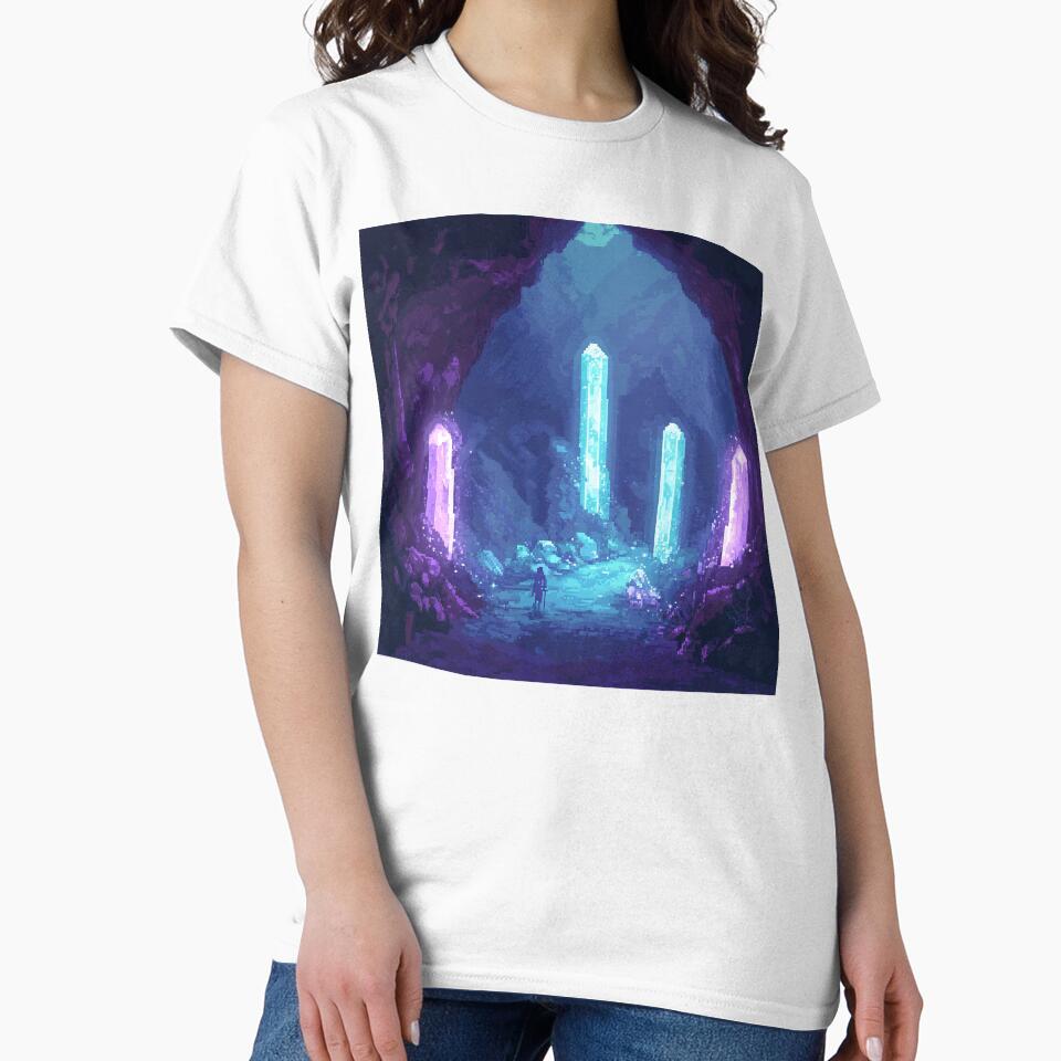 Crystal Cavern Pixel Depths by RetroPixelCraft