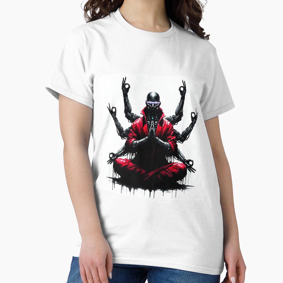 Cyberpunk monk by RESToRAPTOR T-Shirts, Hoodie, Sweatshirt | BlankRebels.com (Image 2)