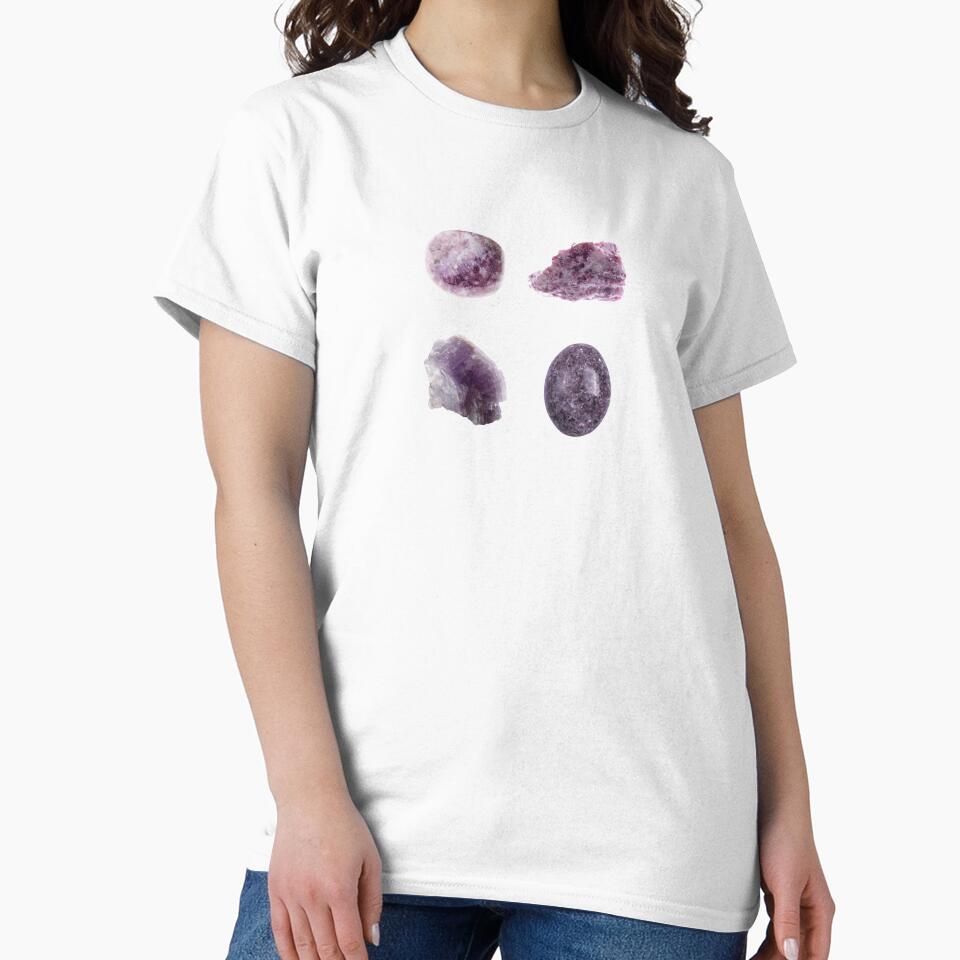 Lepidolite Crystal by mooneko T-Shirts, Hoodie, Sweatshirt | BlankRebels.com (Image 2)