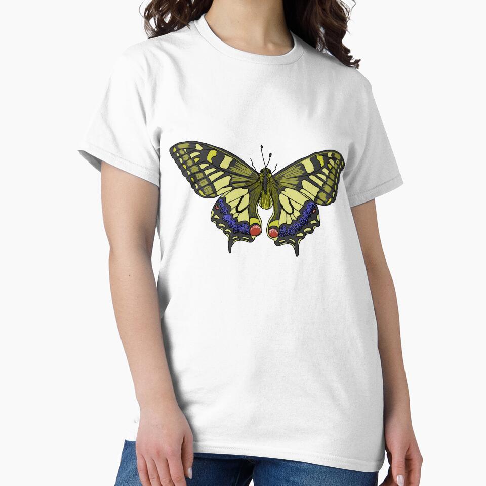 Yellow Butterfly by TeahArts T-Shirts, Hoodie, Sweatshirt | BlankRebels.com (Image 2)