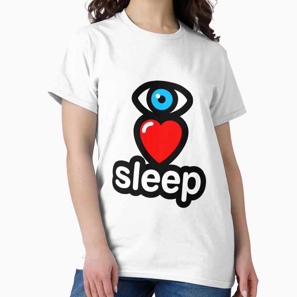 i love sleep (red - vertical) by MisterSquid