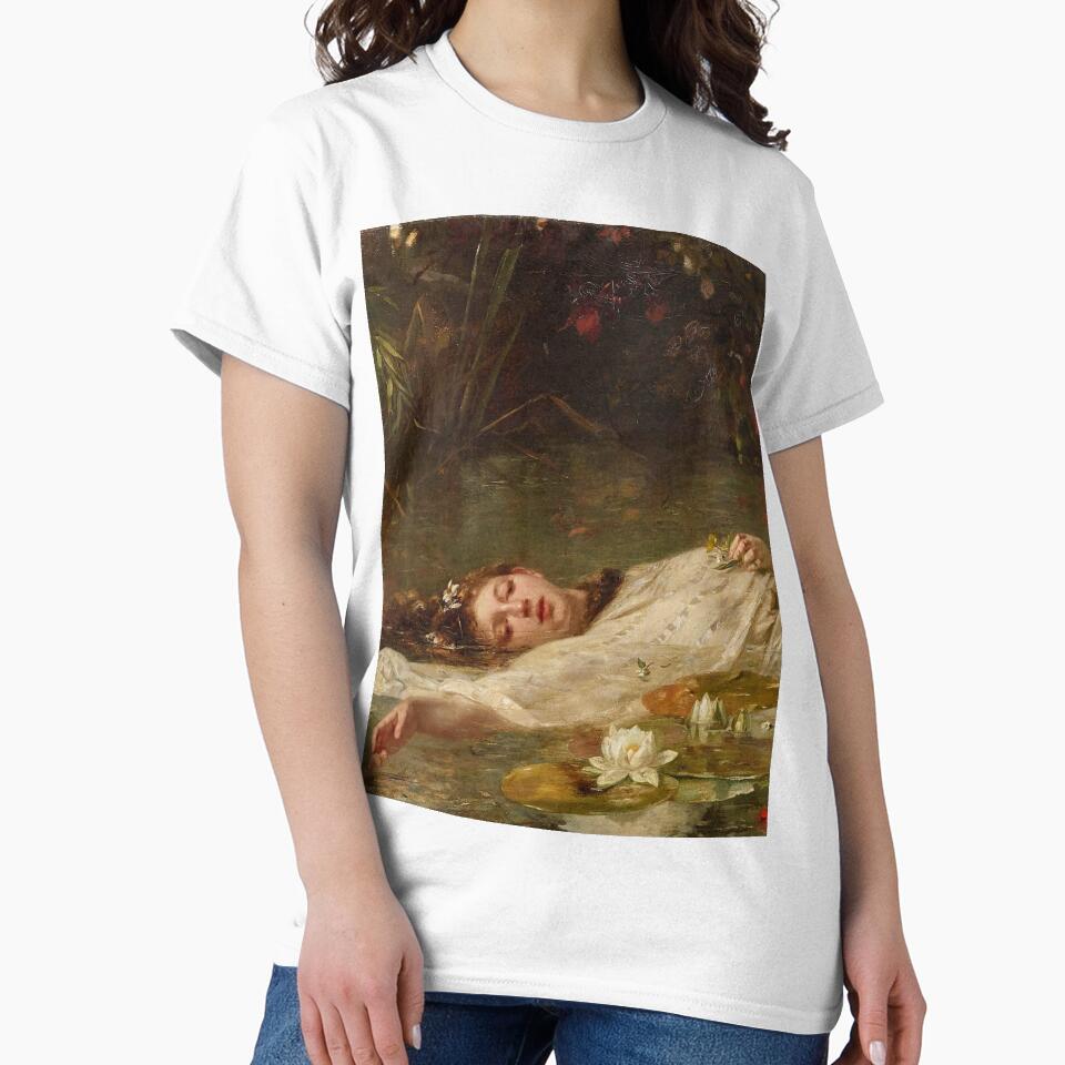 Ophelia, Friedrich Wilhelm Theodor Heyser by NoCoffeeNoLife T-Shirts, Hoodie, Sweatshirt | BlankRebels.com (Image 2)