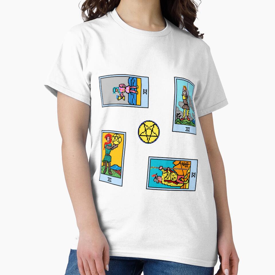 Pixel Waite Tarot Minor Arcana Court Cards Page - 84th Sticker Pack and Magnets by Pixel Waite T-Shirts,... (Image 2)