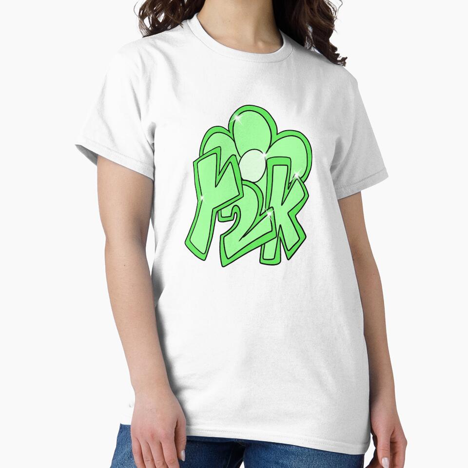 Y2K Flower (green) by gross-girl99 T-Shirts, Hoodie, Sweatshirt | BlankRebels.com (Image 2)