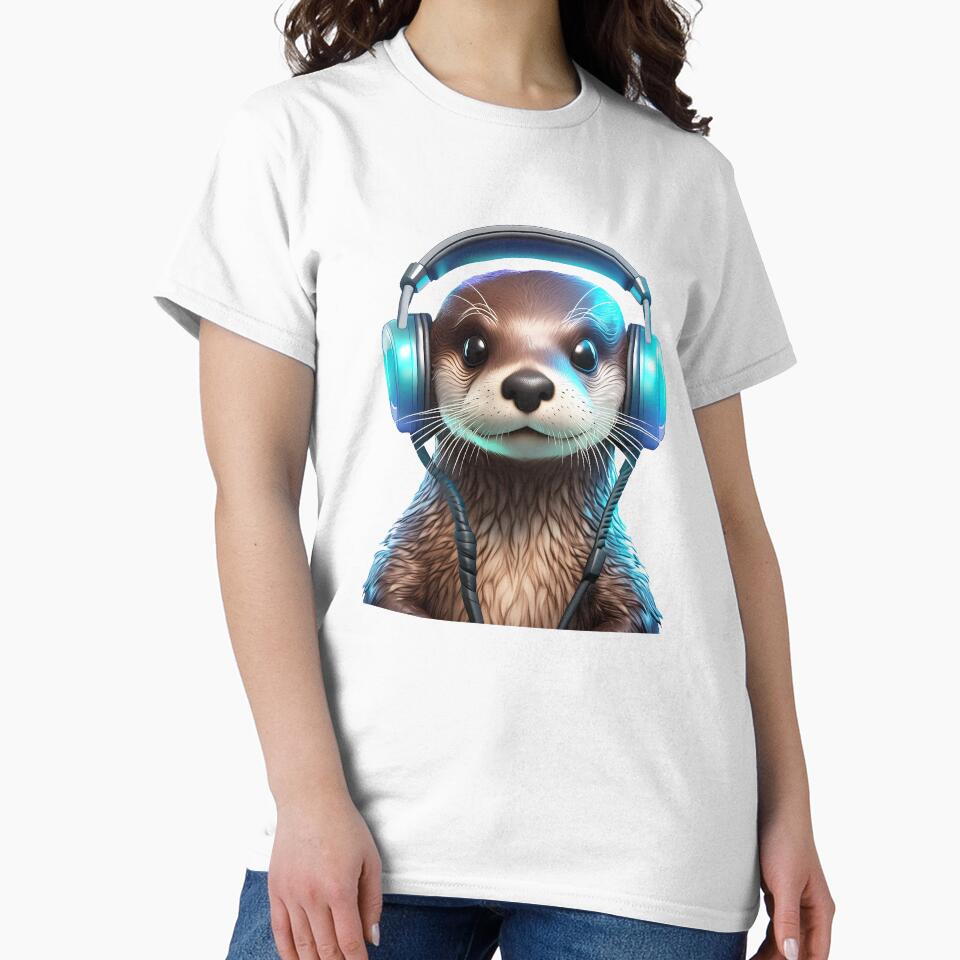 Otter 3D Design by BEAST-Store T-Shirts, Hoodie, Sweatshirt | BlankRebels.com (Image 2)