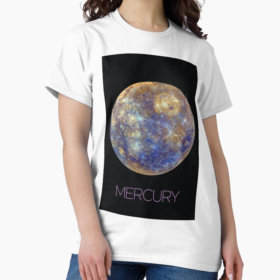 Mercury Planetary Surface Photograph by BravuraMedia T-Shirts, Hoodie, Sweatshirt | BlankRebels.com (Image 2)