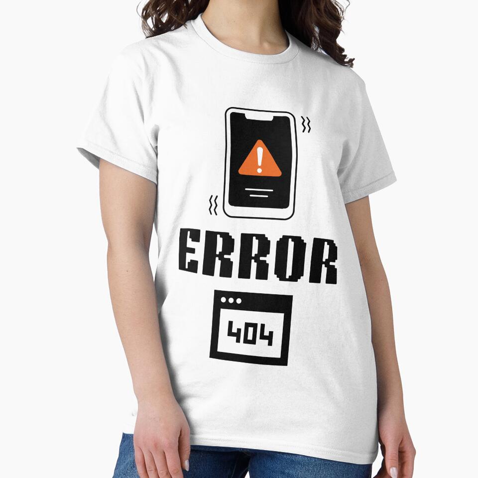 Error 404  Motivation Not Found | Funny Sarcastic T-Shirt and Design by Trendswood Hoodie, Sweatshirt (Image 2)