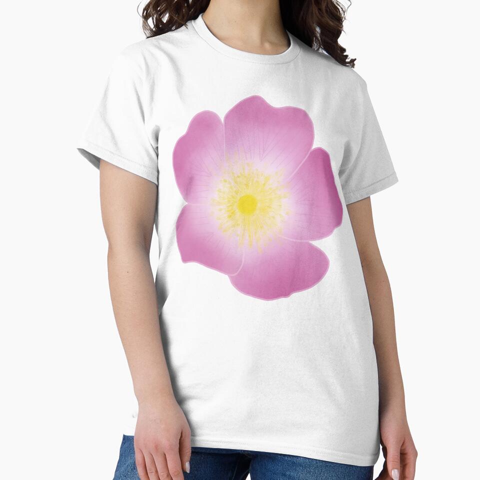 Wild Rose (Rosa acicularis) by strongpurpose T-Shirts, Hoodie, Sweatshirt | BlankRebels.com (Image 2)