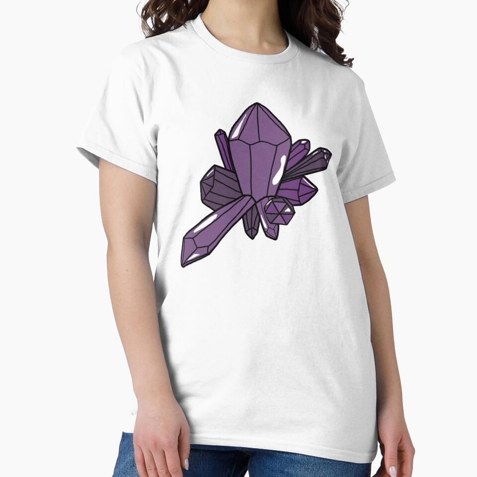 Amethyst Crystal by sixofheartsart T-Shirts, Hoodie, Sweatshirt | BlankRebels.com (Image 2)