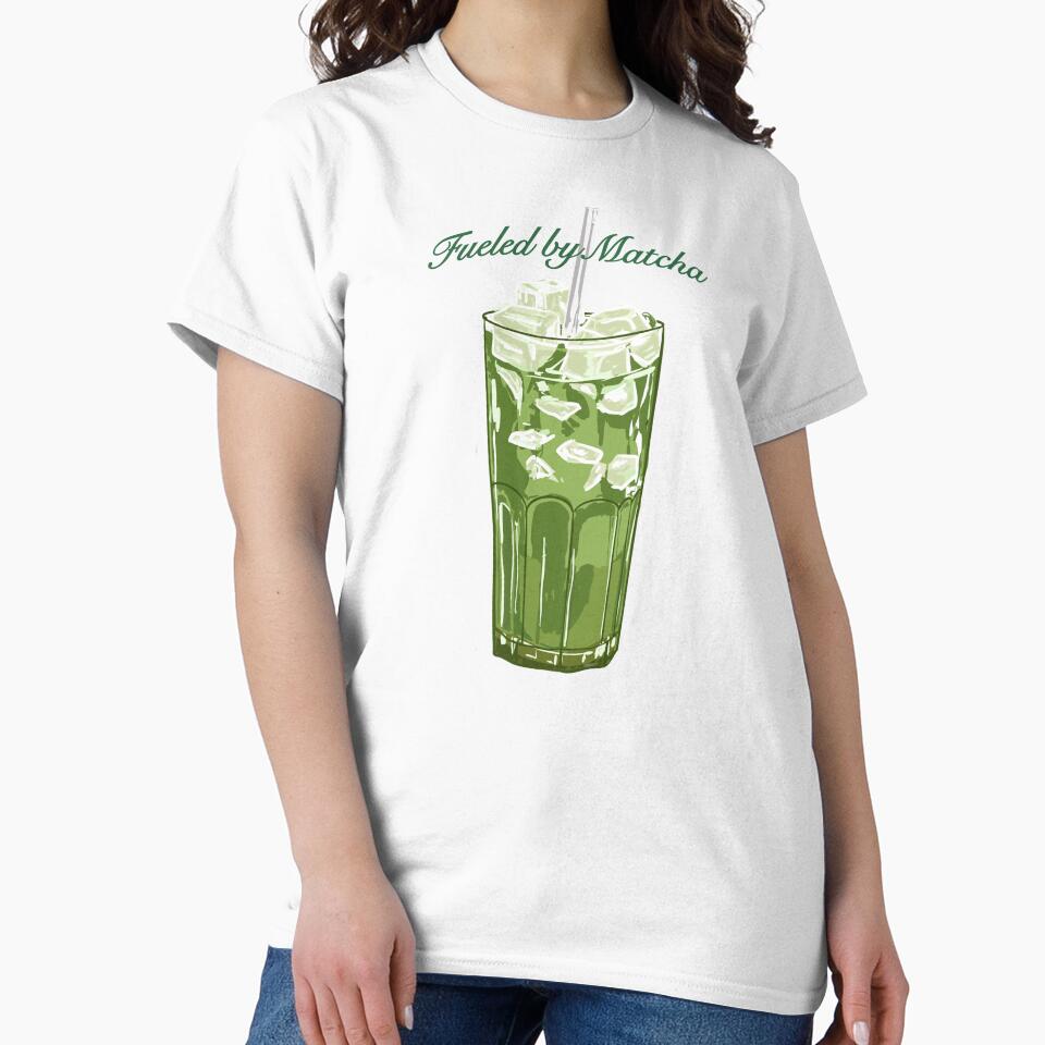 Fueled by Matcha – Vintage Green Tea Illustration by MaiZephyr T-Shirts, Hoodie, Sweatshirt | BlankRebels.com (Image 2)