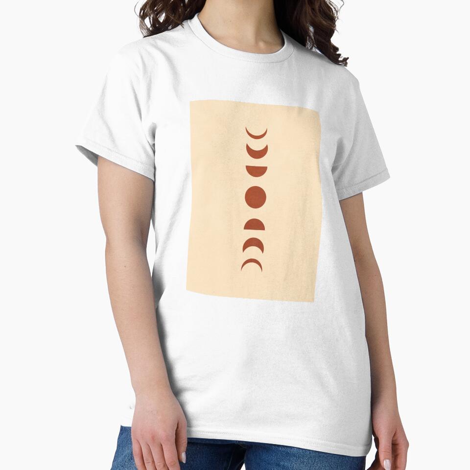 Lunar Eclipse, Boho, Bohemian, Moon Phase, Scandi by technicolorable_art T-Shirts, Hoodie, Sweatshirt (Image 2)