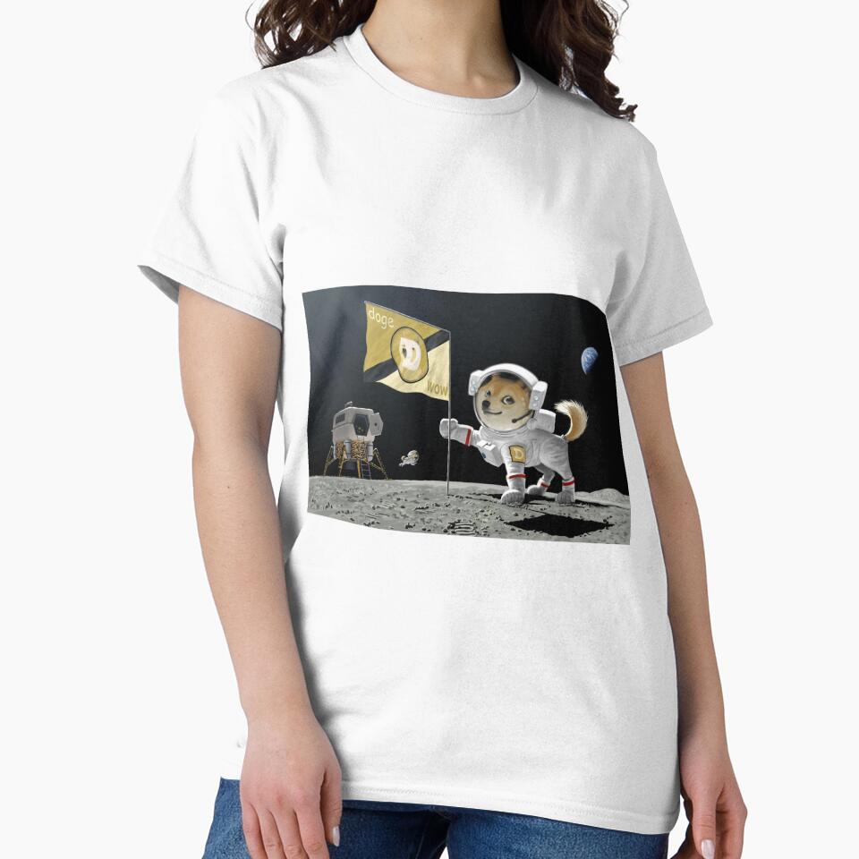 "Dogecoin to The Moon!!!"- NFT by Shop4Gamers T-Shirts, Hoodie, Sweatshirt | BlankRebels.com (Image 2)