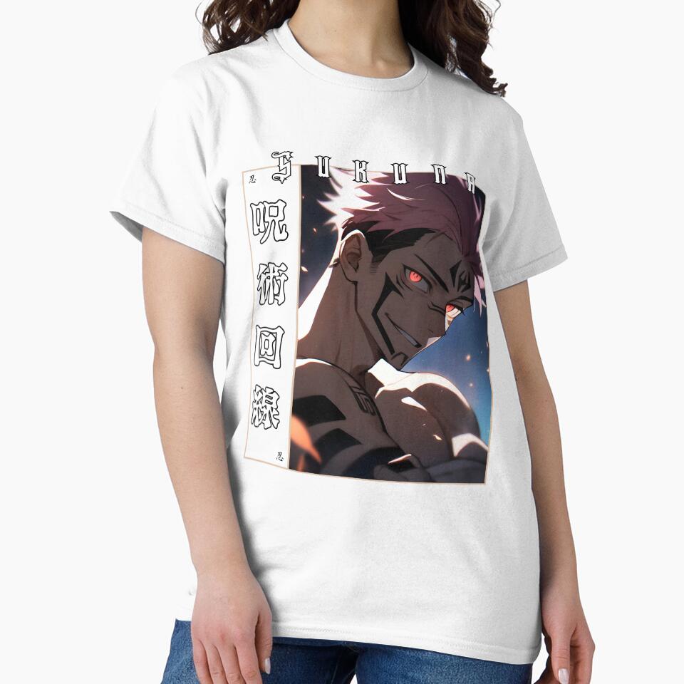Cursed Energy Vessel – Dark Anime Sorcerer Art by lamiarte T-Shirts, Hoodie, Sweatshirt | BlankRebels.com (Image 2)