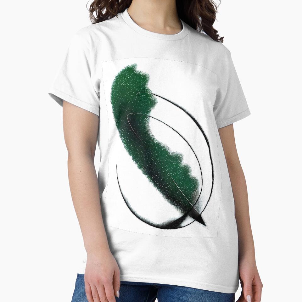 Large Black and White Green Space Abstract Art by Esterlane T-Shirts, Hoodie, Sweatshirt | BlankRebels.com (Image 2)