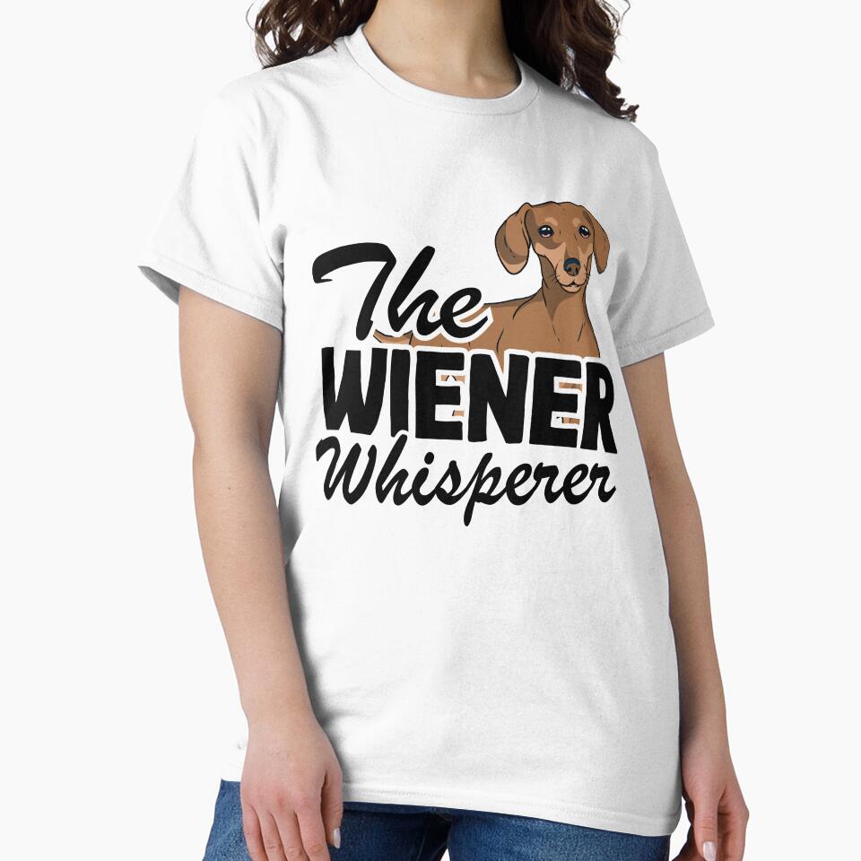 The Wiener Whisperer Funny Dachshund by Stronzi T-Shirts, Hoodie, Sweatshirt | BlankRebels.com (Image 2)