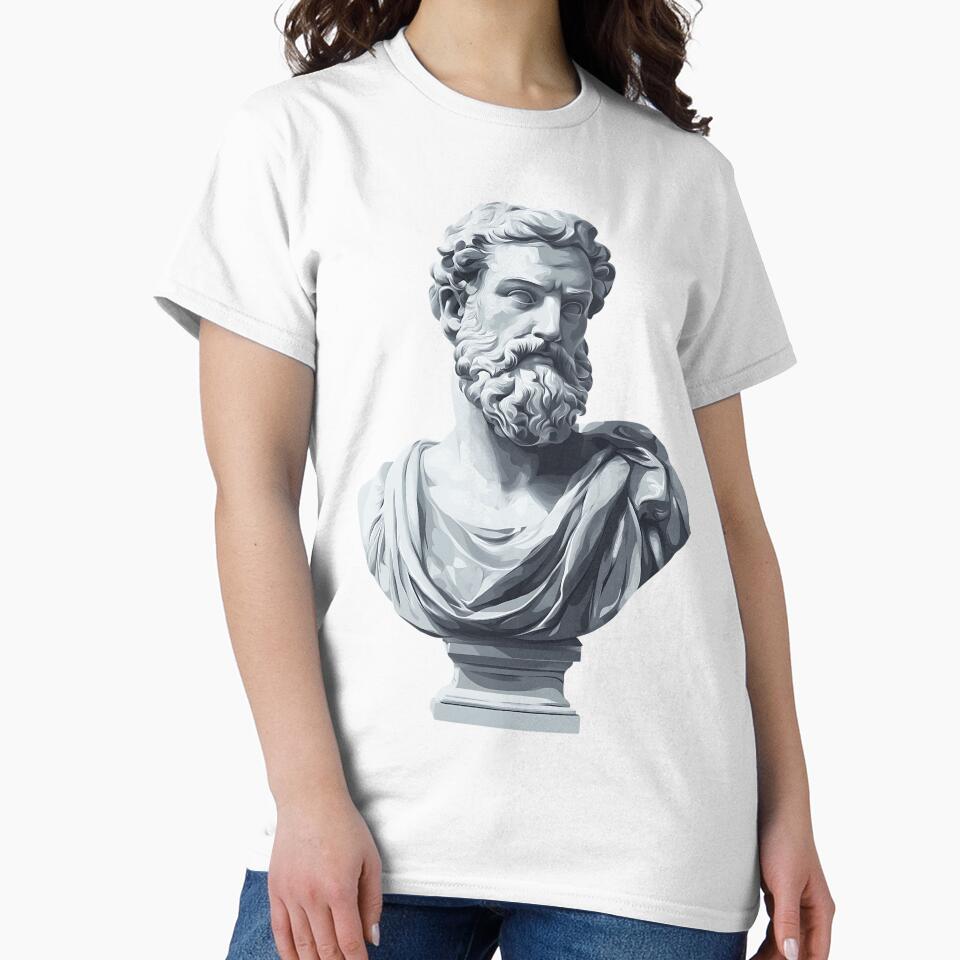 Light Academia Aesthetic Art - Classical Marble Bust by bapupa T-Shirts, Hoodie, Sweatshirt | BlankRebels.com (Image 2)