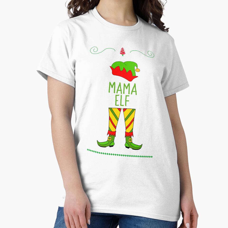 Elf Matching Mama by Sartoris Art T-Shirts, Hoodie, Sweatshirt | BlankRebels.com (Image 2)