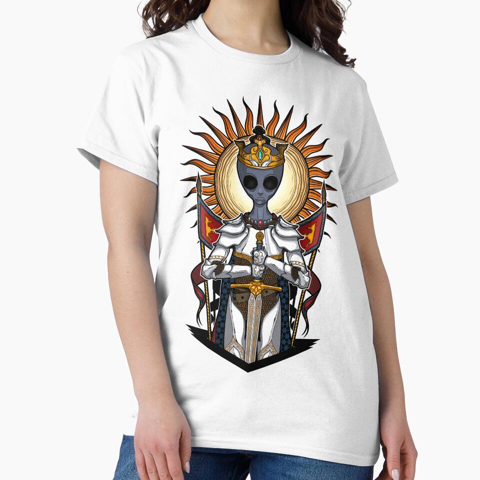 The alien King Arthur - Color version by ToleStyle T-Shirts, Hoodie, Sweatshirt | BlankRebels.com (Image 2)