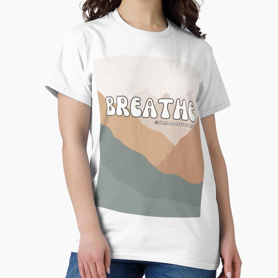 Breathe Mountain Air v9 | @lilsboobthangs by lilsboobthangs T-Shirts, Hoodie, Sweatshirt | BlankRebels.com (Image 2)