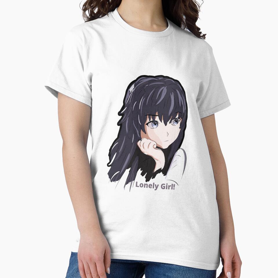 Manga Girl So Sad Anime Sad Girl Design. by Abstractdiva T-Shirts, Hoodie, Sweatshirt | BlankRebels.com (Image 2)