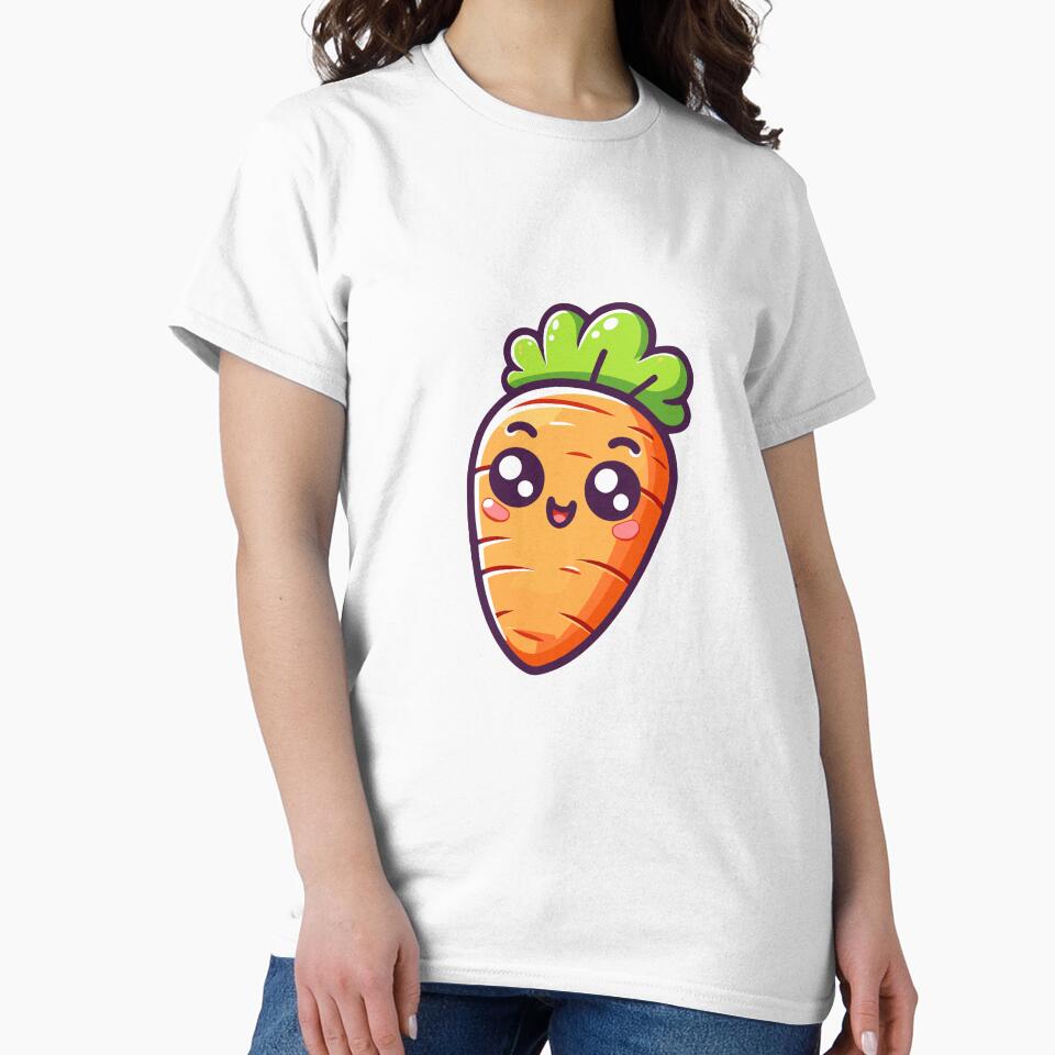 Kawaii Carrot by TillysCuteCanva T-Shirts, Hoodie, Sweatshirt | BlankRebels.com (Image 2)