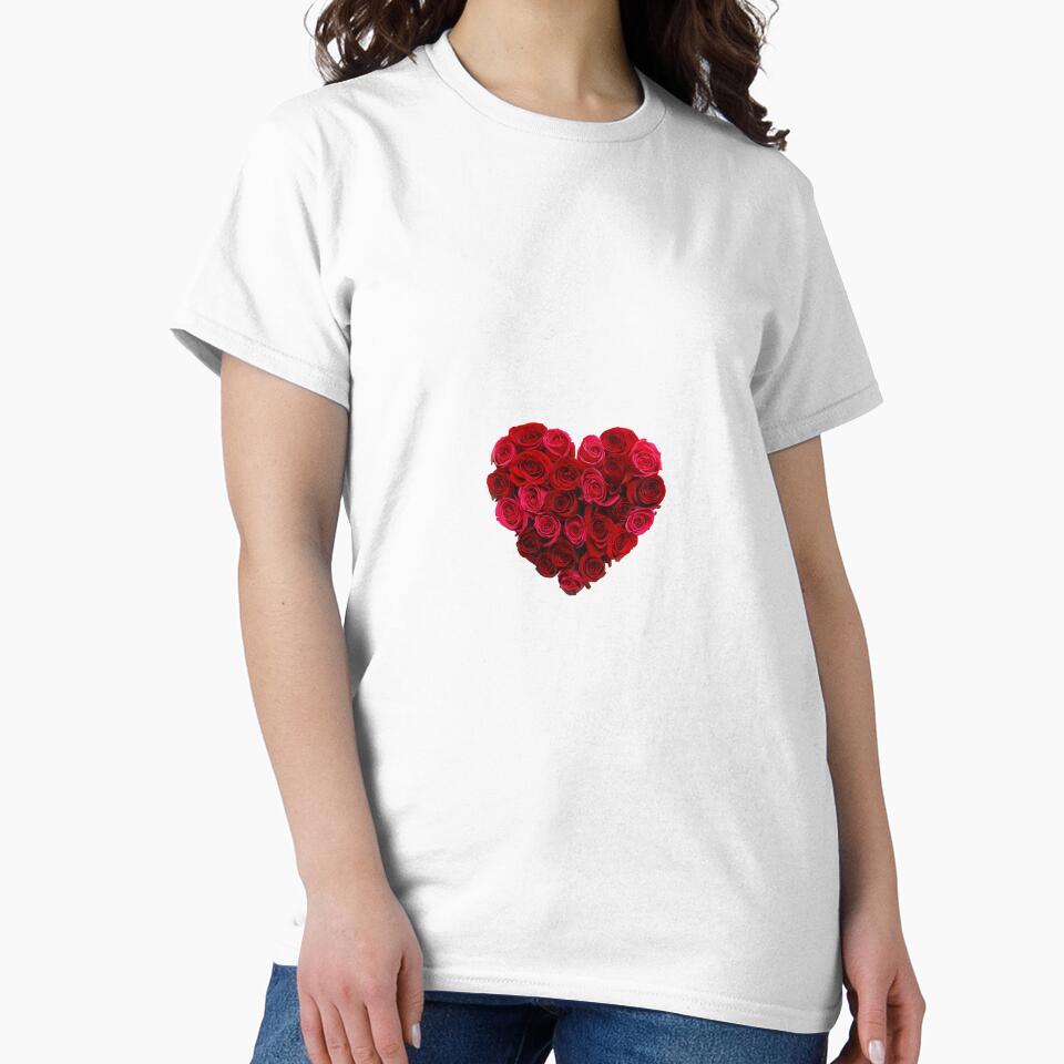 red rose heart by Pennycoolcat T-Shirts, Hoodie, Sweatshirt | BlankRebels.com (Image 2)