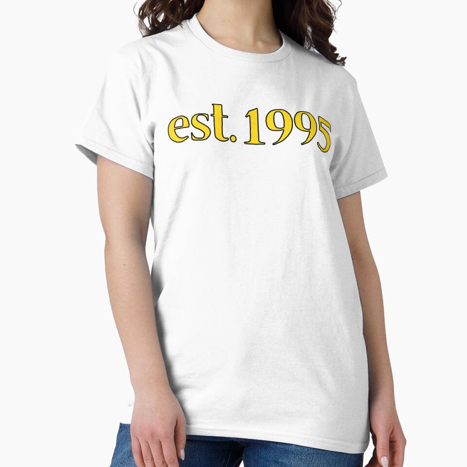 Est. 1995 Cartoonish Retro Birthday by MSA-42 T-Shirts, Hoodie, Sweatshirt | BlankRebels.com (Image 2)