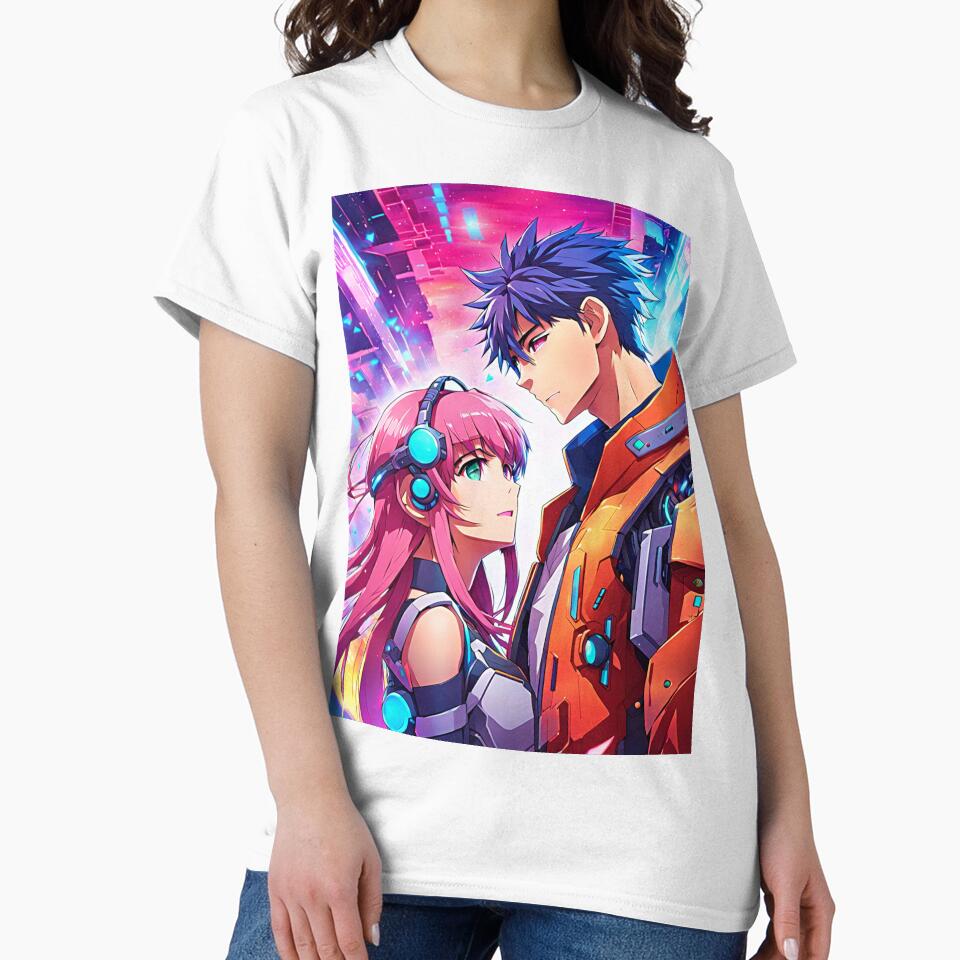 Cyberpunk anime love by ArtsJulian T-Shirts, Hoodie, Sweatshirt | BlankRebels.com (Image 2)