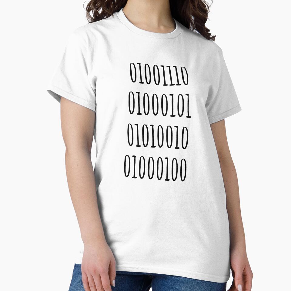 Nerd, In Binary- Funny Computing Coding Joke by the-elements T-Shirts, Hoodie, Sweatshirt | BlankRebels.com (Image 2)