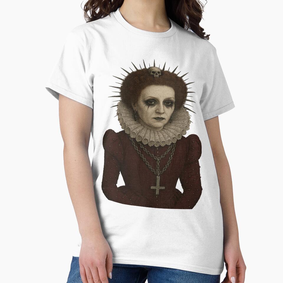 Goth Queen Elizabeth I – Dark Royalty Alternative History Portrait by Candlewood Museum & Gift Shoppe